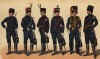 Голландские гусары 1-го, 2-го и 3-го полков. Конный артиллерист в парадной форме. Офицер конной артиллерии в полевой форме