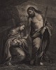 Иисус и Мария Магдалина. Galérie du Palais Royal gravée d’après les tableaux des différentes ecoles... Париж, 1786