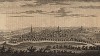 Город Нортгемптон -- столица графства Нортгемптоншир (Англия) (из A New Display Of The Beauties Of England... Лондон. 1776 г. Том 2. Лист 56)
