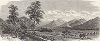 В окрестностях Харперс-Ферри: долина Плезант-валлей, штат Западная Вирджиния. Лист из издания "Picturesque America", т.I, Нью-Йорк, 1872.