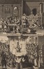 Епископ Боннер допрашивает У.Хейла. Дж.Уэйд, Т.Лэйс и У.Эндрюс в башне Лоллардов. Мученическая смерть мистера Роберта Самуэля, протестанского священника из Барфорда, что в Саффолке. The Lives of the Primitive Martyrs… Лондон, 1776