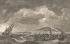 Порт Сетты. Лист №8 из серии "Порты Франции". Оригинальная серия картин "Les ports de France" была выполнена Клодом-Жозефом Верне в 1754-1762 гг. по заказу короля Людовика XV.