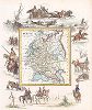 Россия в Европе. Карта из "The Royal Illustrated Atlas Of Modern Geography..." Арчибальда Фуллартона, Лондон и Эдинбург, 1860-е