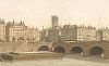 Площадь Шатле и Мост Менял в 1830 году. Paris à travers les âges..., л. Париж, 1885. 
