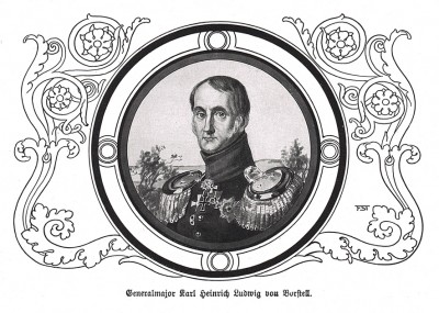 Карл Леопольд Генрих Людвиг фон Борстель (1773-1844), прусский генерал от кавалерии. Die Deutschen Befreiungskriege 1806-1815. Берлин, 1901 