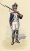 1807 г. Сержант французской военной школы в Фонтенбло. Коллекция Роберта фон Арнольди. Германия, 1911-29