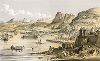Керчь и Керченская бухта, оккупированные союзными войсками, в январе 1856 года. 