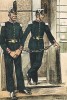 Нижние чины полка Andra в униформе образца 1878-87 гг. Svenska arméns munderingar 1680-1905. Стокгольм, 1911