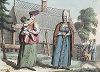 Русские женщины. Moeurs et costumes des Russes ... par A.-G. Houbigant, л. 31, Париж, 1817