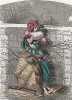 Бедный замерзший цветок Персикового дерева. Les Fleurs Animées par J.-J Grandville. Париж, 1847