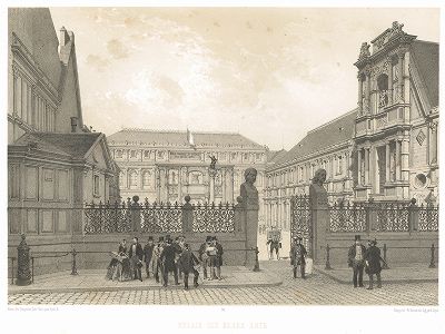 Дворец изящных искусств (из работы Paris dans sa splendeur, изданной в Париже в 1860-е годы)