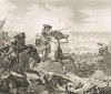 Англо-испанская война 1654-60 гг. Маршал Тюренн в сражении при Дюнкерке (Bataille des Dunes - битва в дюнах) 14 июня 1658 г., которое завершилось победой французских войск над испанцами. Galerie Historique de Versailles. Париж, 1843-50