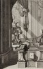 Купель для крещения и альков для хора. Johann Jacob Schueblers Beylag zur Ersten Ausgab seines vorhabenden Wercks. Нюрнберг, 1730