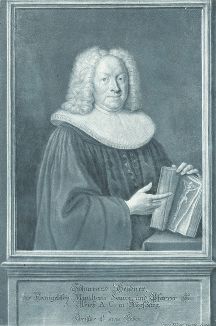Иоганн Вайднер (1671-1735) - проповедник и настоятель базилики Святых Ульриха и Арфы в Аугсбурге.  