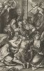 Снятие с креста. Гравюра Лукаса Килиана по оригиналу Йозефа Хейнца, 1608 год. 