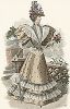 Французская мода из журнала La Mode de Style, выпуск № 20, 1896 год.