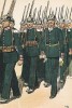 Шведская пехота в униформе образца 1894-1900 гг. на параде. Svenska arméns munderingar 1680-1905. Стокгольм, 1911