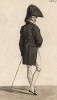 Кашемировые кюлоты, сюртук - элегантный мужской костюм. Из первого французского журнала мод эпохи ампир Journal des dames et des modes, Париж, 1813. Модель № 1303