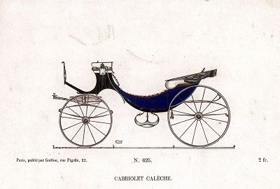 Французская коляска-кабриолет. 