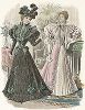 Французская мода из журнала Le Salon de la Mode, выпуск № 35, 1896 год.
