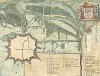 Тридцатилетняя война 1618-48 гг. План осады города Франкенталь в 1621 г. Belagerung der Statt Franckenthal im Jahre 1621. Из Theatrum Europeaum. Франкфурт-на-Майне, 1667