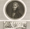 Луи-Лазар Гош (1768-97) - генерал Северной, затем Западной армии Франции. За близость к Пишегрю в 1794 г. арестован, но из-за смещения Робеспьера избежал казни. В 1797 г. умер от пневмонии, находясь на посту военного министра Директории. Париж, 1804