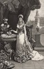 Императрица Всероссийская Мария Фёдоровна (1847-1928). Парадный портрет на фоне Московского кремля. Black and White, Лондон, 1891