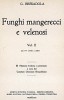 Съедобные и ядовитые грибы, т.II. Титульный лист. Дж.Бресадола, Funghi mangerecci e velenosi, т.II. Тренто, 1933