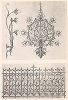 Э. Робер. Кованая ажурная решётка для лампы электрического освещения. Art Decoratif - documents d'atelier. Париж, 1900-е годы
