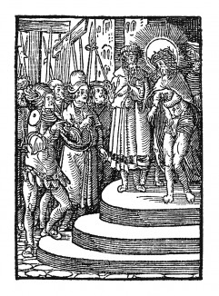 Се человек! Из Benedictus Chelidonius / Passio Effigiata. Монограммист N.H. Кёльн, 1526