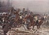 Вюртембергский драгунский полк кронпринца атакует французские каре в сражении при Ла-Ротьере 1 февраля 1814 г. Илл. Рихарда Кнотеля, Die Deutschen Befreiungskriege 1806-15. Берлин, 1901