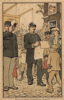 Сентябрь 1914 года. Указ о всеобщей мобилизации (Afkondiging der Mobilisatie (голл.). Из редкой брошюры, изданной военным ведомством нейтральной Голландии зимой 1915 года)