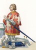 Гаспар II де Колиньи, сеньор де Шатийон (1519--1572) -- адмирал Франции и один из вождей гугенотов во время Религиозных войн (лист 35 работы Жоржа Дюплесси "Исторический костюм XVI -- XVIII веков", роскошно изданной в Париже в 1867 году)