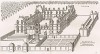 Вид на замок Экуан. Androuet du Cerceau. Les plus excellents bâtiments de France. Париж, 1579. Репринт 1870 г.