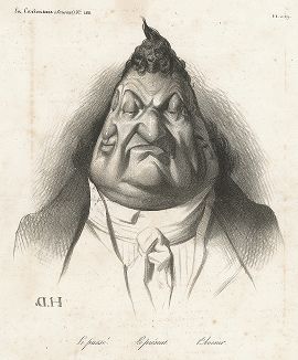 Прошлое. Настоящее. Будущее. Литография Оноре Домье для журнала La Caricature, 1834 год. 