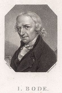 Иоганн Элерт Боде (1747-1826) - немецкий астроном. 