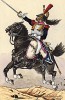 1803-15 г. Кавалерист 10-го кирасирского полка французской армии. Коллекция Роберта фон Арнольди. Германия, 1911-28