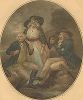 Луиза. Лист, выполненный в пунктирной манере известным английским гравёром Томасом Гогеном, по картинам английского художника Джорджа Морланда на темы сюжетов поэм Джейн Боудлер, Лондон, 1789 год.