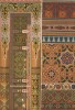 Узоры арабских ковров и росписей каирских мечетей (лист 23 альбома "Сокровищница орнаментов...", изданного в Штутгарте в 1889 году)