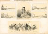 Виды города Оренбурга и типы жителей Оренбургской губернии (Русский художественный листок. N 20 за 1851 год)