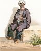 Хаджи Мехмет, старейшина Дагестанского селения. "Costumes du Caucase" князя Гагарина, л. 54, Париж, 1840-е гг. 