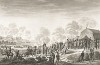 Бомбардировка Мадрида 4 декабря 1808 г. Гравюра из альбома "Военные кампании Франции времён Консульства и Империи". Campagnes des francais sous le Consulat et l'Empire. Париж, 1834
