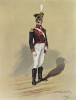 Офицер королевской артиллерии в форме образца 1820 года (лист XIV работы "История мундира королевской артиллерии в 1625--1897 годах", изданной в Париже в 1899 году)