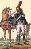 1810 г. Солдат французской кавалерийской школы Сен-Жермен. Коллекция Роберта фон Арнольди. Германия, 1911-29