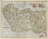 Карта королевства Ирландия. Irlandiae regnum. Составил Герхард Меркатор. Амстердам, 1595 