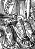 Молитва Святого Григория Великого. Иллюстрация Ганса Бургкмайра к Taschenbuchlein. Издатель Hans Otmar, Аугсбург, 1510