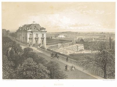 Вид на Сену со сторон Мёдона (из работы Paris dans sa splendeur, изданной в Париже в 1860-е годы)