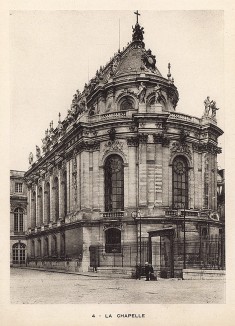 Версаль. Часовня. Фототипия из альбома Le Chateau de Versailles et les Trianons. Париж, 1900-е гг.
