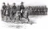 Строевой смотр французской кавалерии в 1858 году (из Types et uniformes. L'armée françáise par Éduard Detaille. Париж. 1889 год)