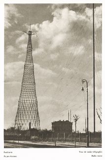 Радиобашня. Лист 108 из альбома "Москва" ("Moskau"), Берлин, 1928 год